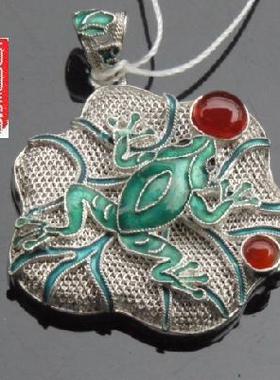 手工镶嵌红玛瑙花朵饰品吊坠特价