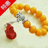 天然琥珀吊坠老蜜蜡925银朱砂手链手串男女饰品特价 佳品收藏