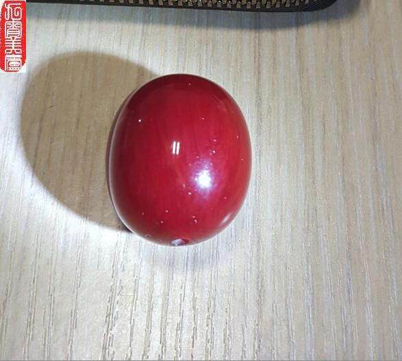 中东古董老蜜蜡车厘红骨蜡散珠顶珠隔珠佛珠DIY饰品配件材料单个