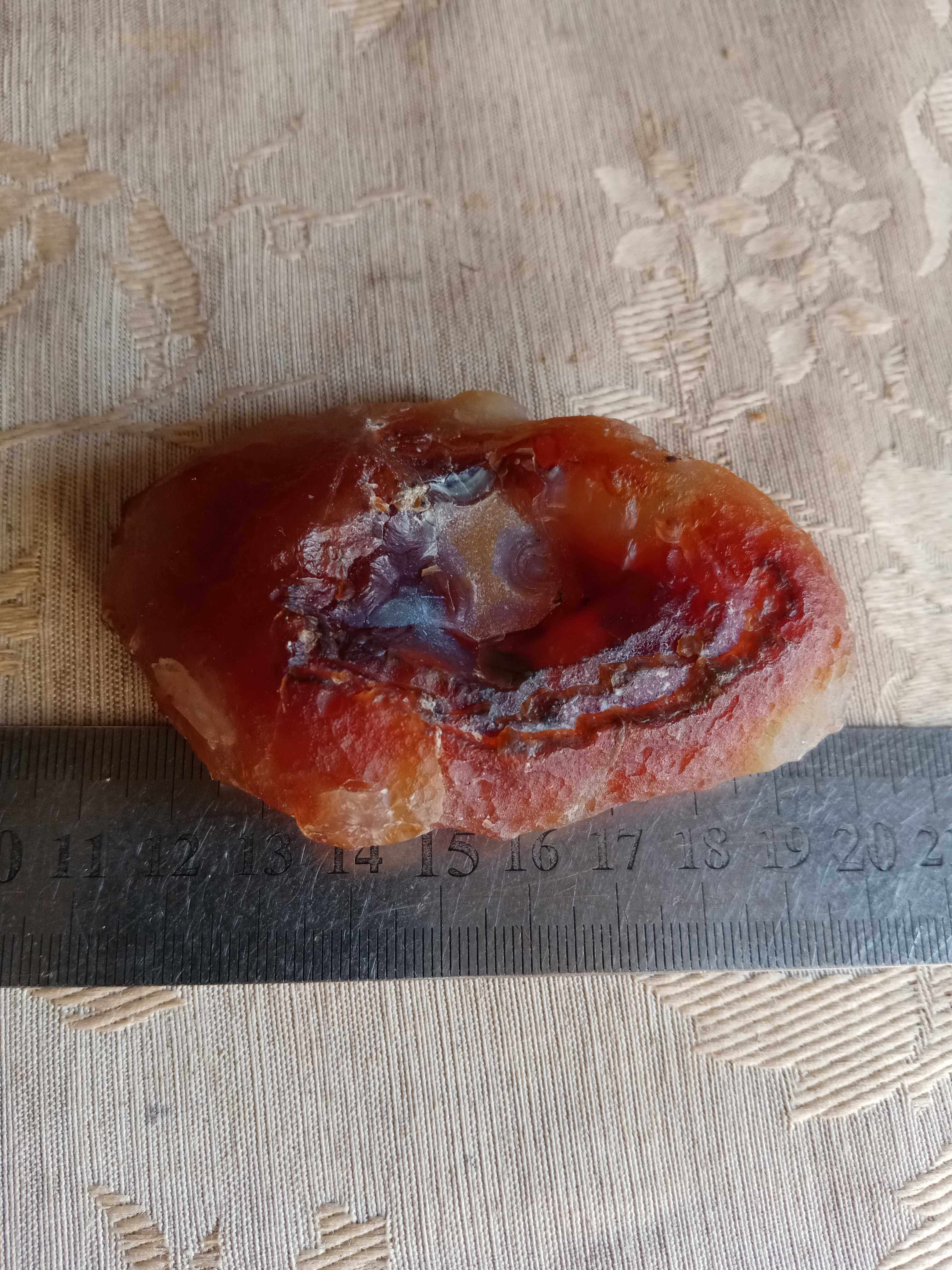 黑龙江瑰宝天然逊克宝山玛瑙原石手把件133克