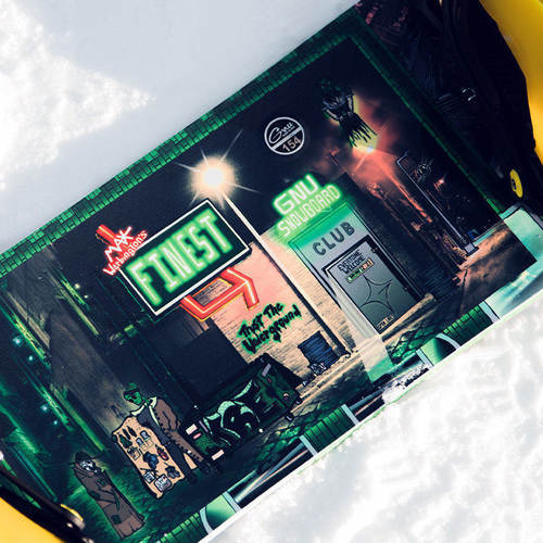 GNU男款不对称双向板型单板雪板