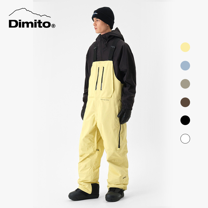 DIMITO男女款背带裤防风防水透气