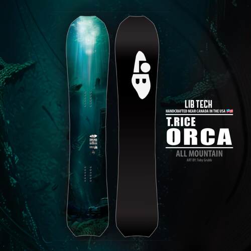 【预D】ACE雪具W26 LIBTECH单板滑雪板男粉雪板女自由滑全能ORCA