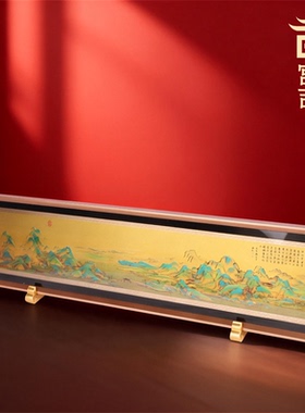 千里江山图清明上河图掐丝珐琅摆件非遗工艺中式国风礼盒装高端