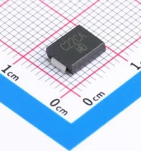 CJSMCJ22CA SMCG 双向TVS 22V截止 峰值浪涌电流：42.3A@10/1000u