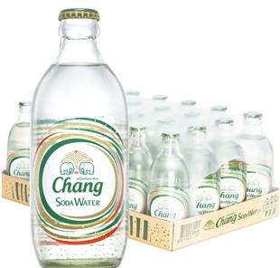 24Chang泰象苏打气泡水整箱装 泰国进口三麟大象苏打水325ml