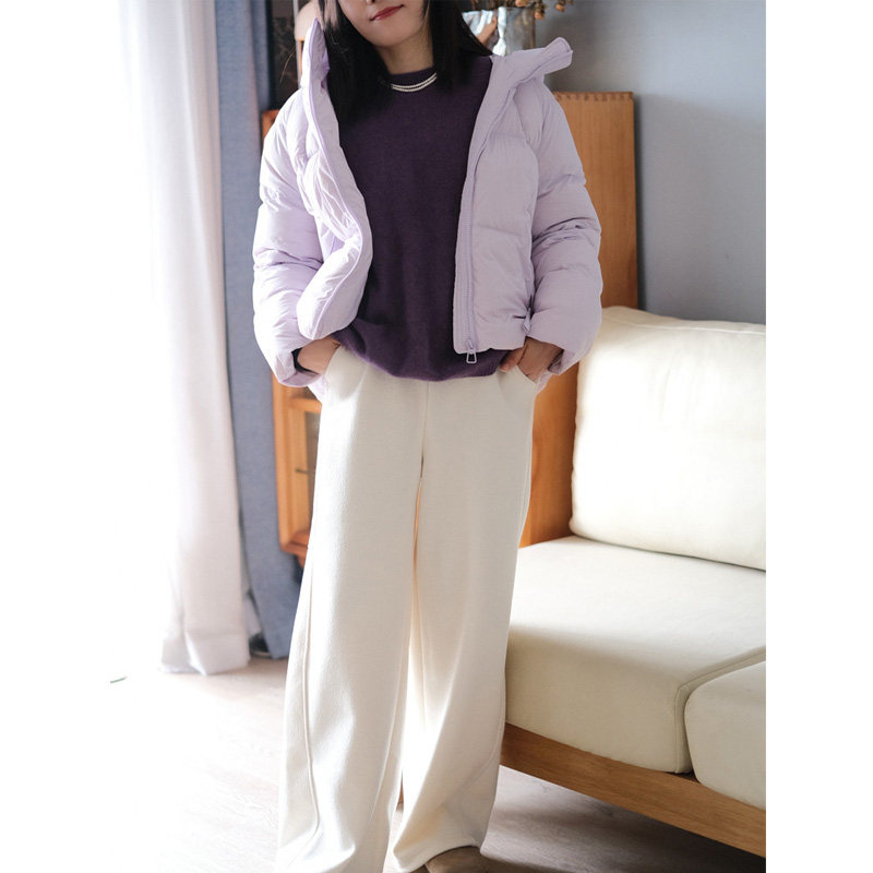 六月新品 连帽款宽松简约轻薄羽羽绒服