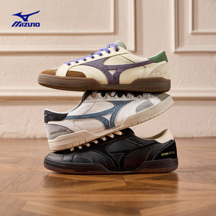 低帮休闲运动系带板鞋 男女情侣款 CLUB复古撞色德训鞋 美津浓CT