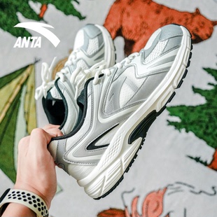 男款 网面跑步鞋 2025秋季 千禧风运动休闲鞋 新款 安踏AT2004复古跑鞋