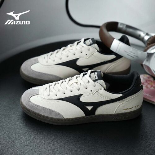 Mizuno 美津浓 CT 01 秋冬轻便薄底板鞋复古运动休闲鞋德训鞋
