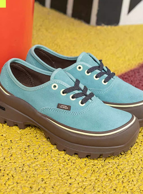 Vans Authentic Vibrram DX厚底增高德比鞋男女同款休闲鞋