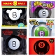 美国MattelGames老友记Magic8Ball8号球魔法魔力球许愿球聚会玩具