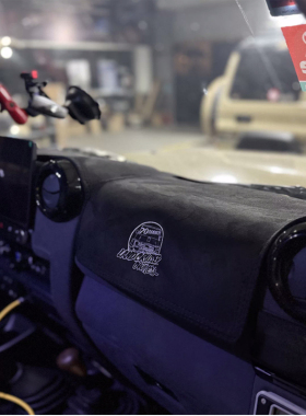 仪表台避光垫适用丰田LC71/76/78/79改装酷路泽中控内饰防晒遮光