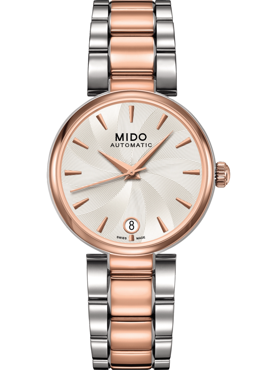 瑞士美度mido贝伦赛丽机械m022.207.22.031.10手表钢带女表