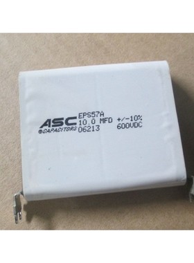 美国 ASC EPS57A 10UF 600V 白金机 分频器耦合金属膜无极电容