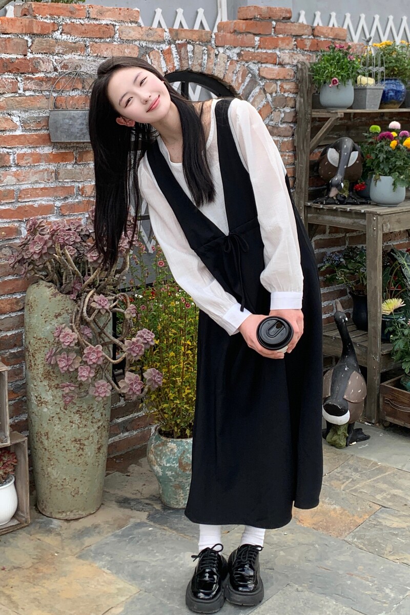 【新款】现货！设计感法式假两件连衣裙A16-P125-控178,女装连衣裙,浙宝125