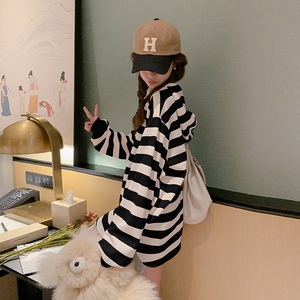 现货主推款！新增长袖 高品质不挑人条纹卫衣9032-P105-控158,女装卫衣/绒衫,浙宝125