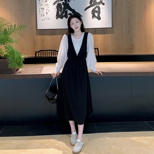 【新款】现货！ 设计感法式假两件连衣裙 A16-P125-控178图片
