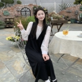 【新款】现货！设计感法式假两件连衣裙A16-P125-控178，女装连衣裙，浙宝125