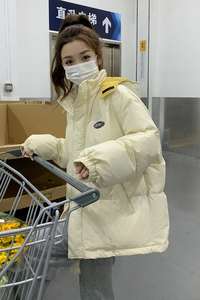 现货！数据！ 韩系简约拼色连帽面包服外套9059-P145-控218图片
