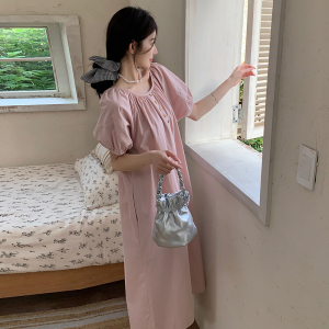 【新款】现货！夏季度假风粉色连衣裙 9839-P115-控168图片