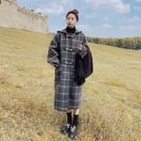 【新款】数据好！格子小香风毛呢外套9069-P185-控268，女装毛呢外套，浙宝125