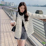 法式小香风外套女春季2025年新款气质高级感精致富家千金短款上衣，女装短外套，浙宝125