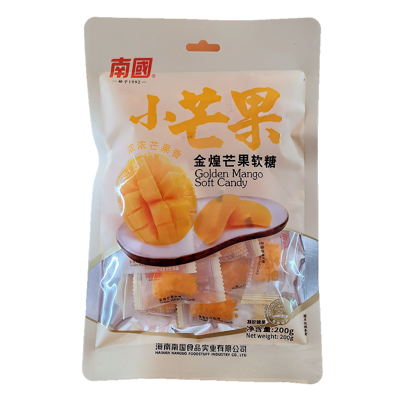 南国200克金煌小芒果软糖