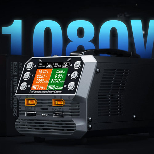 航模充电器PC1080NEO航模双通道