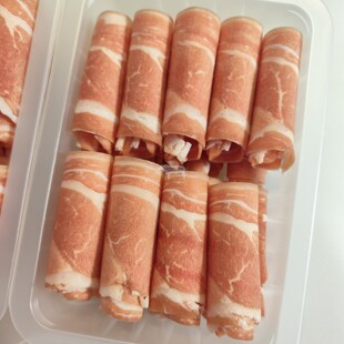 盐池滩羊羊肉卷200g肋肉卷肥羊火锅片无腥膻香嫩多汁葱爆羊肉