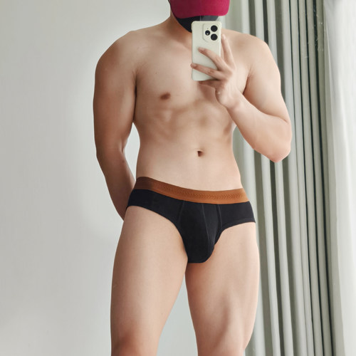 饮野三角内裤男士中腰性感显大