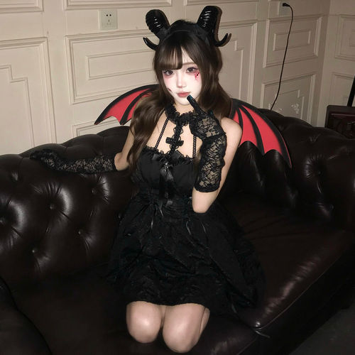 小恶魔cos服万圣节服装女装角色扮演服饰成人装扮衣服连衣裙新款
