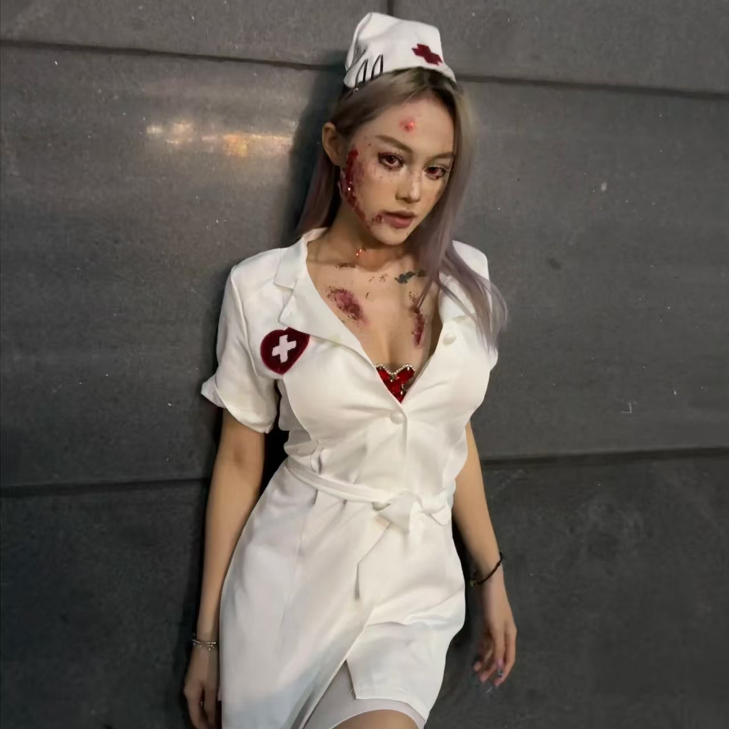 万圣节cosplay服装护士服角色扮演女装成人装扮衣服日常可穿服饰