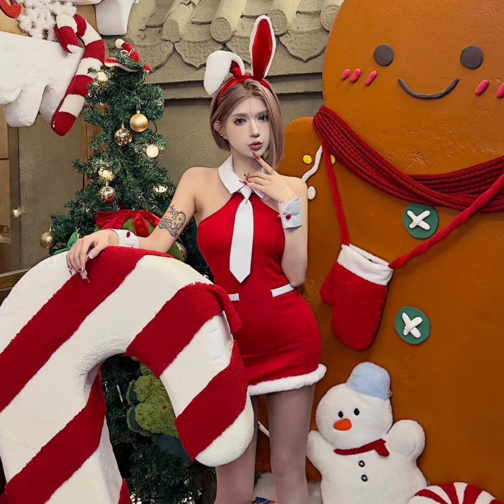 圣诞节服装成人兔女郎cos服套装表演服2025新款装扮衣服女装服饰
