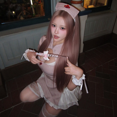 万圣节cos服装女护士制服女仆装角色扮演服饰装扮衣服成人女装