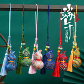 端午节葫芦香包挂件香包幸运袋艾草驱蚊草香包护身符平安香包