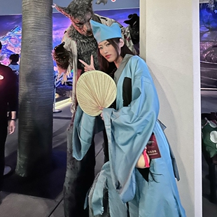 万圣节cosplay服济公古装乞丐服装女装衣服成人角色扮演服饰套装