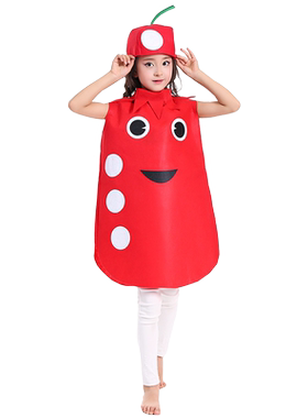 蔬菜环保时装秀造型表演服