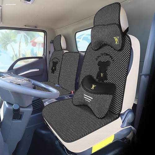 江淮新骏铃V6H330货车座套V3V5E3帅铃H330宽体夏天布全包围坐垫套