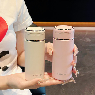220ml不锈钢高颜值水杯女士便携保温杯迷你学生口袋杯子简约小巧