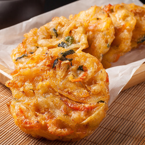 虾饼蔬菜冷冻特色小吃油炸半成品