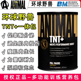 美国环球野兽Universal Animal TNT+促睾酮健身增肌精氨酸力量
