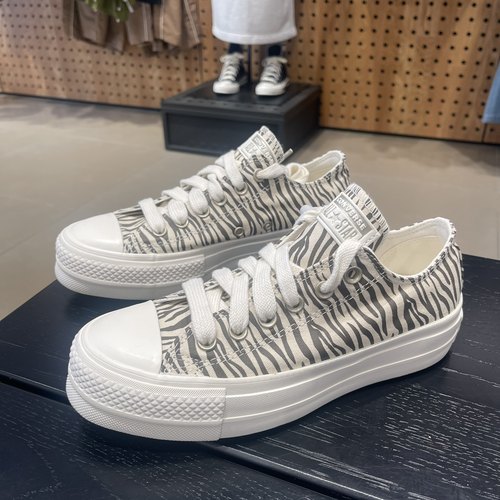 Converse 匡威正品all star豹纹增高鞋松糕女鞋休闲鞋A10959