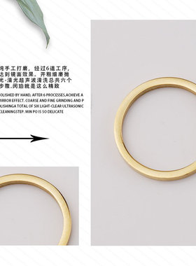 镜面小圆环饰品配件几何项链