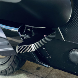 小牛电动车NXT后脚踏碳纤维保护贴纸个性改装防水车贴