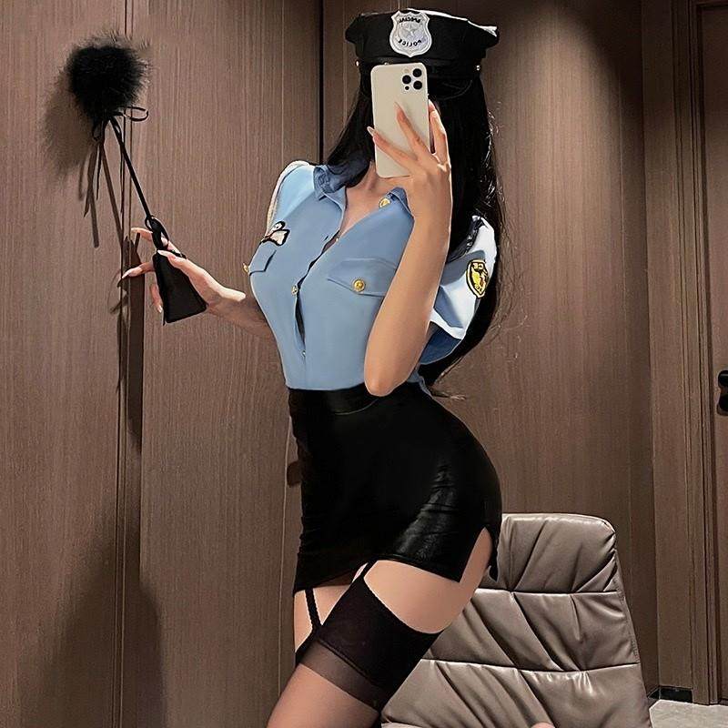 性感机长空姐制服套装角色扮演服装女纯欲主播变装女警cos服夜店