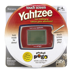 孩之宝touch POCKET yahtzee screen POGO触摸屏快艇骰子桌游戏机