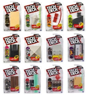 Hits世嘉模拟障碍赛道具配件专业手指滑板套装 Street Deck Tech