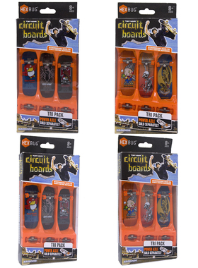 HEX BUG Tony Hawk Circuit Boards遥控手指滑板3个套装hexbug