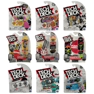 Tech Deck世嘉变色炫彩桥电镀索尼克骷髅头稀有限量TD手指滑板